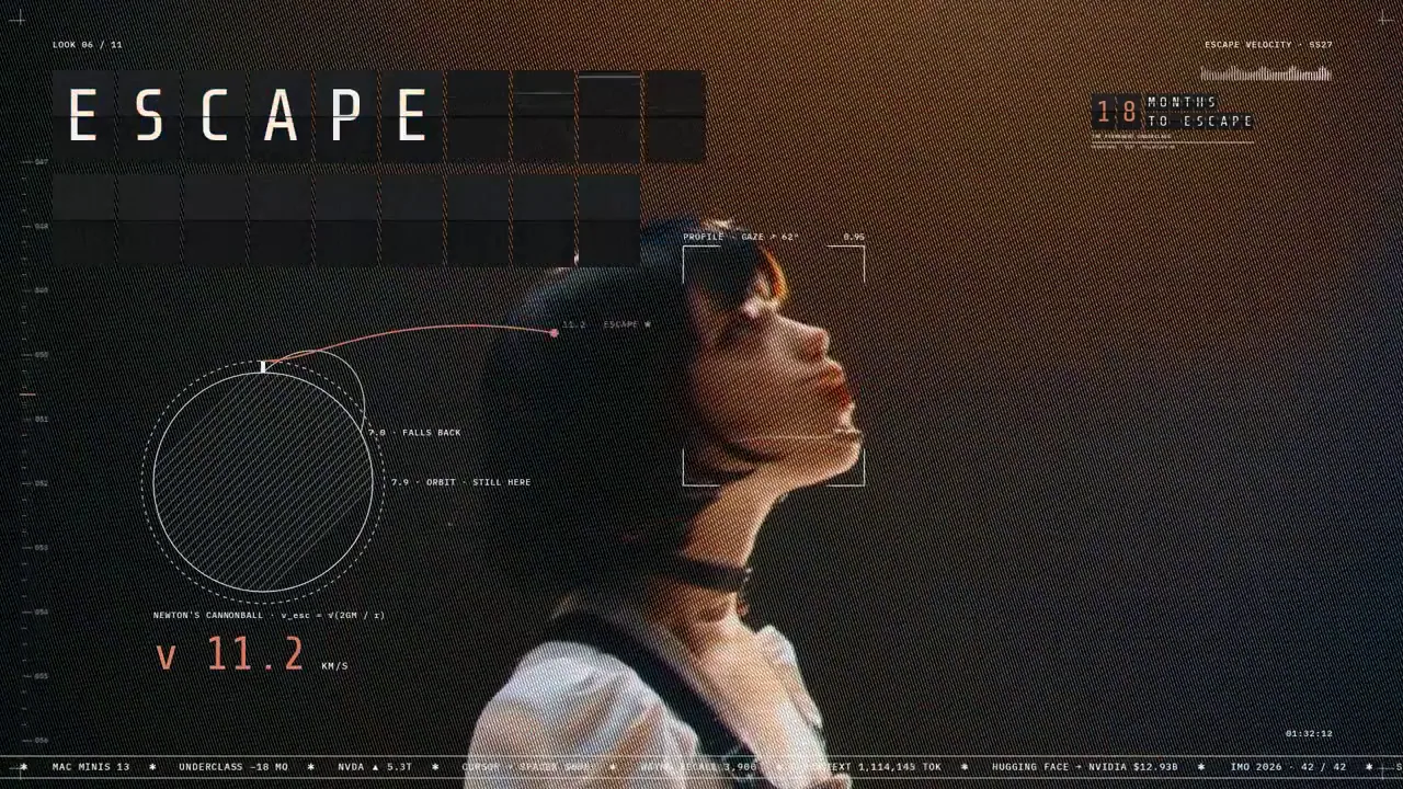 ESCAPE VELOCITY poster